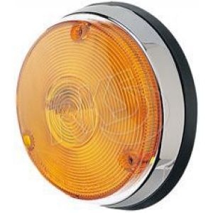Hella Indicator Light With Chrome Dress Ring (133 X 43mm Round)