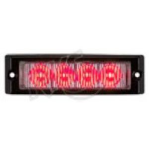 Britax 12-24V Red 4 LED Surface Mount Warning Light (118 X 33 X 25mm)