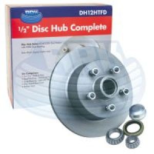 Ark Ford 1/2" Disc Hub (Complete With Holden Bearings, Seal, Dust Cap, Studs & Nuts)
