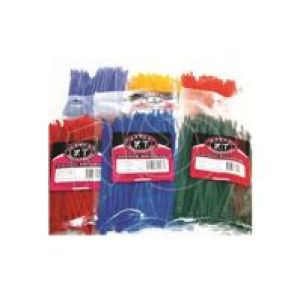 KT 100mm X 2.5mm Yellow Cable Tie (Pack Of 100)  