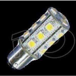 Q-LED 10-30V Ba15D Cool White LED Globe  