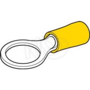 Hella Yellow 9mm Eye Crimp Terminal (Pack Of 50)