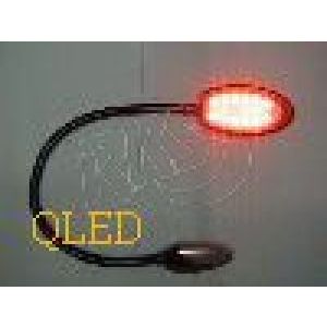 Q-LED 12V 325mm Flexible Reading/Map Light With Red Led'S 