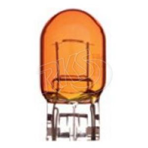 Tungsram 12V 5W T10 Amber Wedge Globe