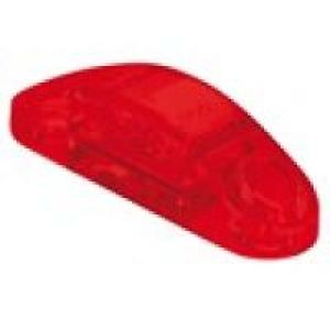 Peterson 9-32V Red Rear End Outline Marker Light With Clear Lens (66 X 19 X 16mm) 