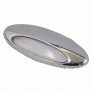 Q-LED 12V Blue Courtesy Light With Chrome Housing (86 X 33 X 10mm) 