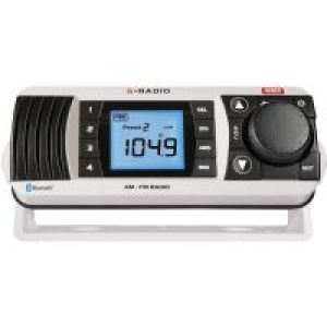 GME AM/FM Marine Radio With Bluetooth And White Housing 