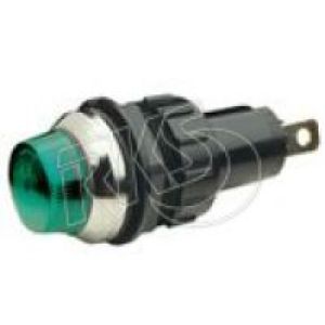 Britax Green Pilot Light With Chrome Bezel (Blister Pack Of 1)