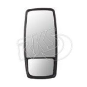Britax 430mm X 200mm Lhs Flat/Convex Japanese Mirror Head With 12V Marker Light 