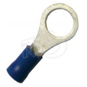 Blue 10mm Eye Crimp Terminal (Pack Of 100)