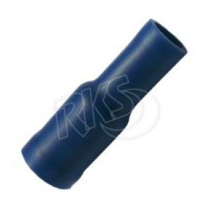 Blue Female Bullet Crimp Terminal (Pack Of 100)