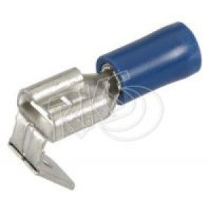 Blue 6.3mm Piggy Back Crimp Terminal (Pack Of 100)