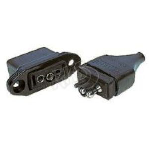 Britax 2 Pin Flush Mount Plug And Socket (Blister Pack Of 1) 