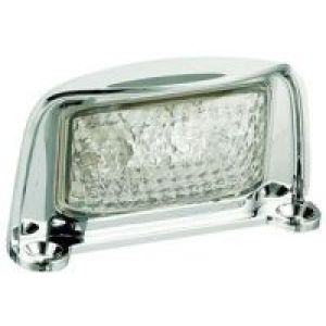 LED 12-24V Number Plate Light With Chrome Housing (Blister Pack Of 1)