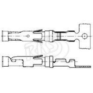 Female Gold Socket Terminal  