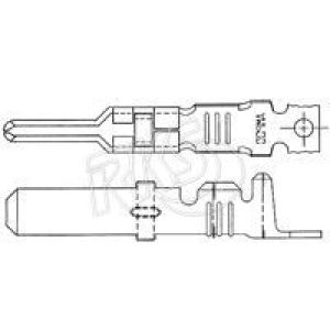 Series 3 Amp Multimate Tin Pin Terminal  