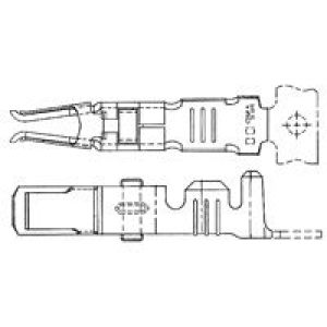 Amp Series 3 Type Xxii Female Contact Terminal  