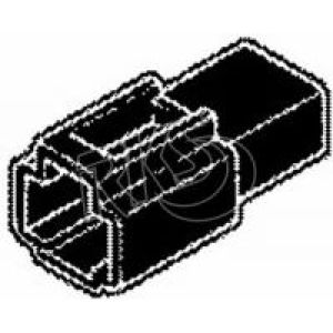 Bellanco Single Pin Black Male Connector Housing (Pack Of 25) 