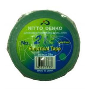 Nitto 21E 19mm X 20m Green PVC Insulation Tape