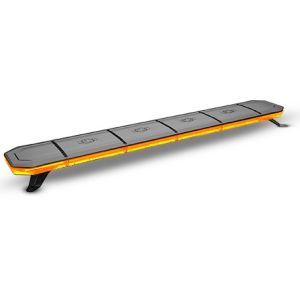 LED 10-30V Amber Emergency Light Bar With Clear Lens (1345 X 206 X 85mm) 