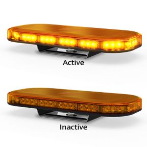 LED 12-24V Amber Emergency Light Bar (380 X 172 X 64mm) 