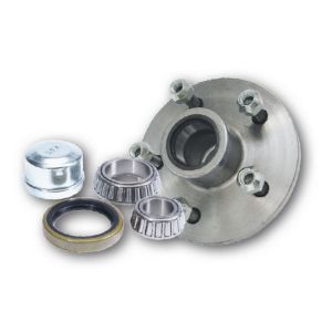 Ark Landcruiser/Nissan 7 1/2" Hub (Fitted With Ford Type Bearings, Dust Cap, Seal, Studs & Nuts) 