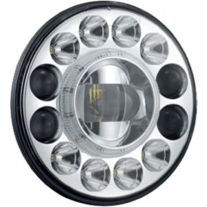 Whitevision 9-33V 7” High/Low LED Headlight With Parklight 