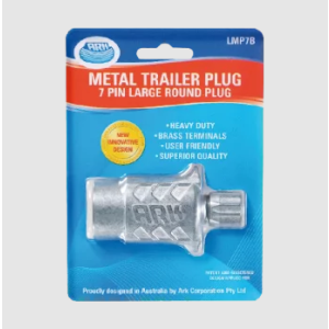 Ark 7 Pin Metal Trailer Plug (Blister Pack Of 1)  
