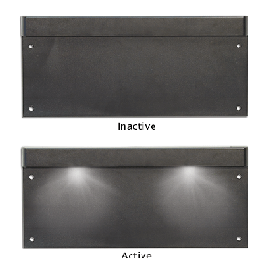 LED 12-24V Number Plate Frame With 4 LED Lights Bulk Pack 