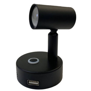 Whitevision 10-30V Black LED Reading Light With USB & On/Off/Dim Switch 