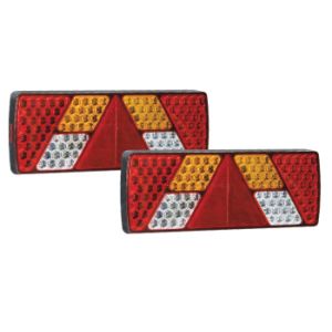 LED 12-24V Combination Tailight With Reverse Light (Blister Pack Of 2)