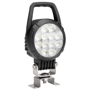 WHITEVISION 10-30V 60W ROUND LED WORKLIGHT WITH HANDLE & ON/OFF SWITCH