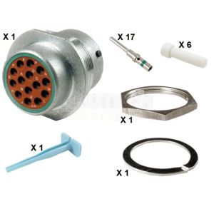 Deutsch Hd30 Series 14 Pin Female Connector Kit