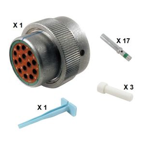 Deutsch Hd30 Series 14 Pin Male Connector Kit