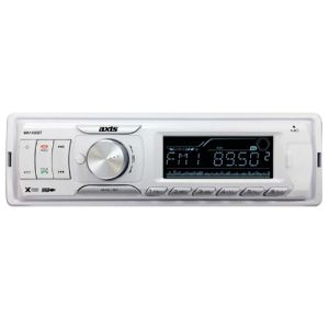 Axis Marine AM/FM Multimedia Receiver With Bluetooth, USB Port & White Housing 