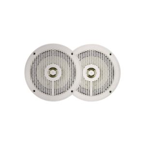 AXIS 130mm 200W WHITE 2 WAY MARINE SLIM FIT SPEAKERS (SET OF 2)
