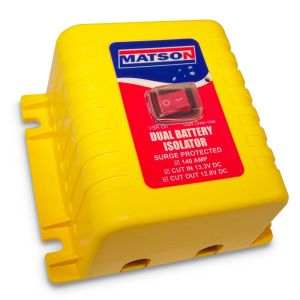 Matson 12V 140 Amp Voltage Sensitive Relay/ Emergency Parallel Switch 