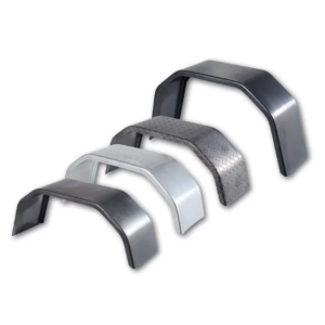 Ark 91" X 10" 4 Fold Tandem Checker Plate Mudguard  