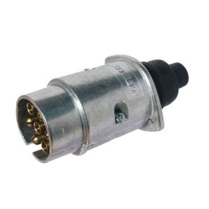 Utilux 7 Pin Metal Trailer Plug (Blister Pack Of 1) 