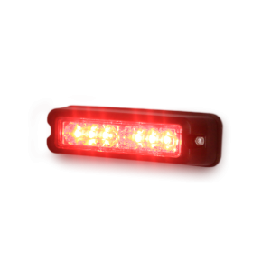 Code 3 12-24V 12 LED Red/Amber Warning Light (110 X 23 X 18mm) 
