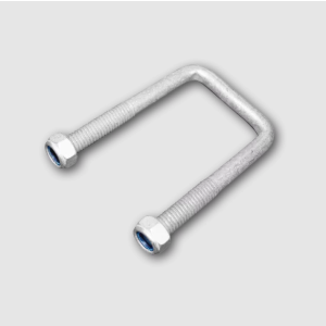 Ark 110mm X 60mm Galvanised Main Rail U-Bolt (Set Of 2) 
