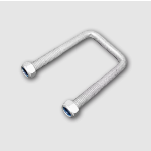 Ark 135mm X 60mm Galvanised Main Rail U-Bolt (Set Of 2) 