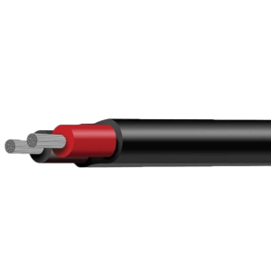 Marine 4mm Twin Sheath Cable With Black Outer Sheath (100m Roll) 