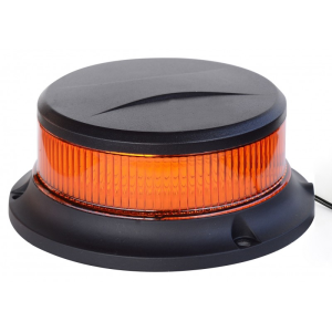Maxilite 9-33V Class 1 Low Profile  Amber LED Beacon With 7 Flash Patterns (112mm Od X 46mm High)