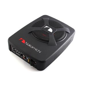 Nakamichi 8" Active Under Seat Subwoofer With Built In 2 Channel Amp (345 X 250 X 80mm) 