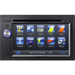 Blaupunkt New York 840 2 Din Multimedia DVD/CD/mp3 /wma Player With Navigation & Bluetooth 