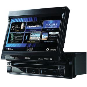Clarion Single Din Navigation & Multimedia Player With 7" Motorised High Resolution Display 