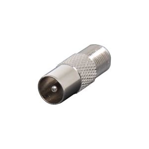Female "F" Crimp To Male Pal Coax Adaptor  