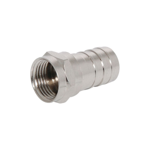 Male "F" Crimp Coax Connector To Suit Rg59 Cable  