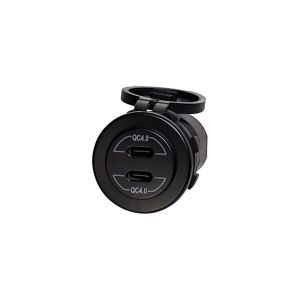 PANEL MOUNT DUAL USB-C SOCKET